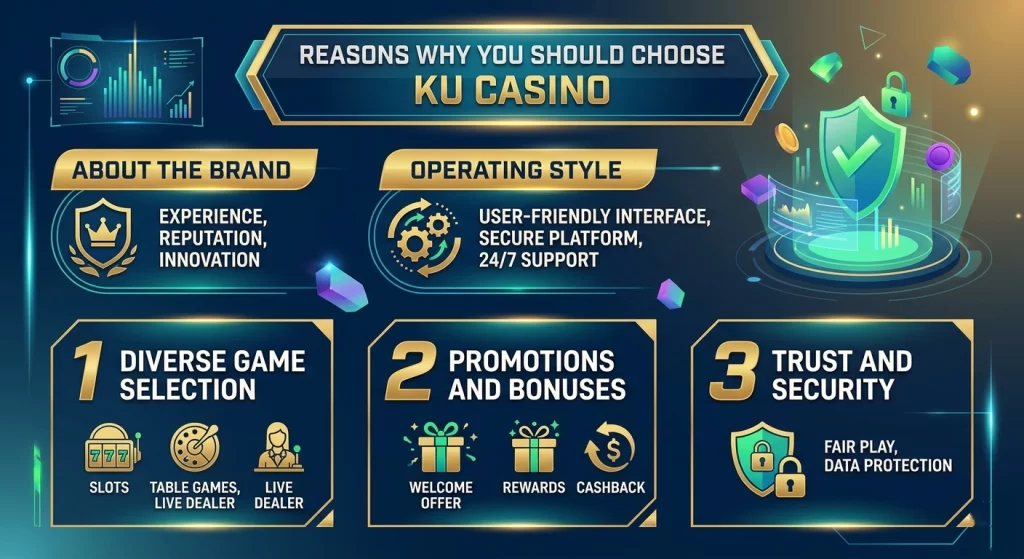 เหตุผลที่คุณควรเลือก KU Casino