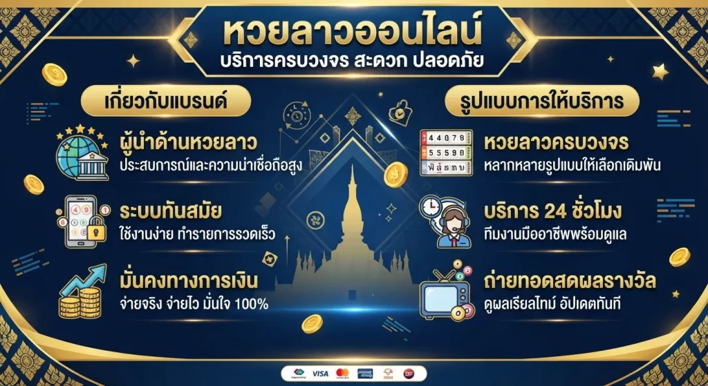 จุดเด่นของบริการ หวย ลาว บนเว็บ